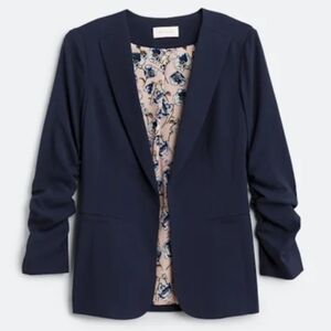 Skies are Blue Raja Collarless Blazer